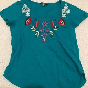 Neiman Marcus Embroidered Shirt